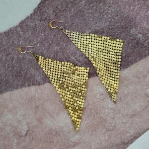Gold Chainmail Earrings